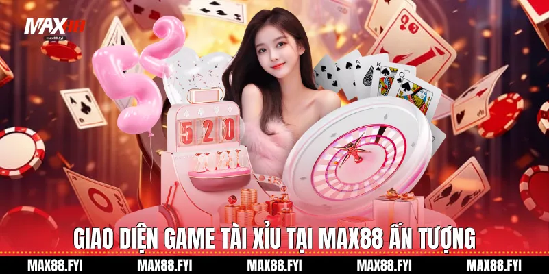 Giao diện game Tài xỉu tại Max88 ấn tượng