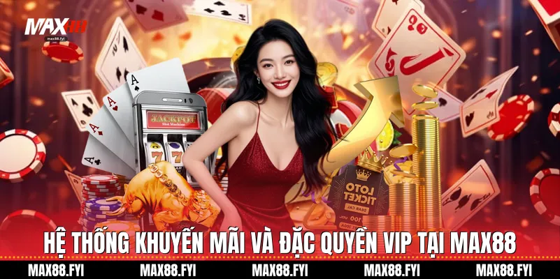 Hệ thống khuyến mãi và đặc quyền VIP tại Max88