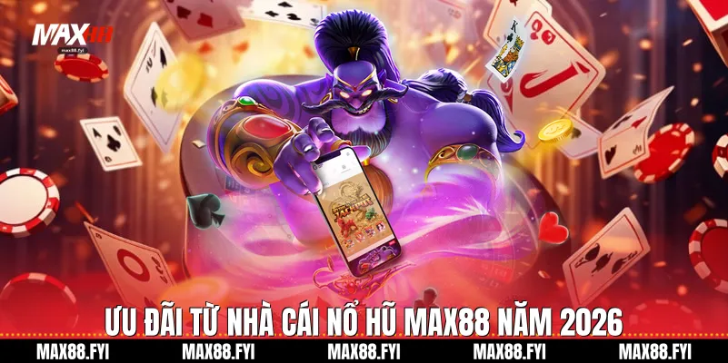 Ưu đãi từ Nhà cái nổ hũ Max88 năm 2026